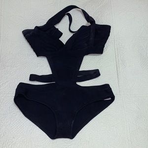 Herve Leger monokini one piece